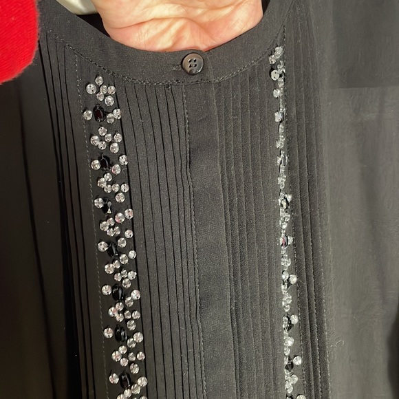 Fancy blouses with crystal handmade decor. 100% polyester - Picture 8 of 11